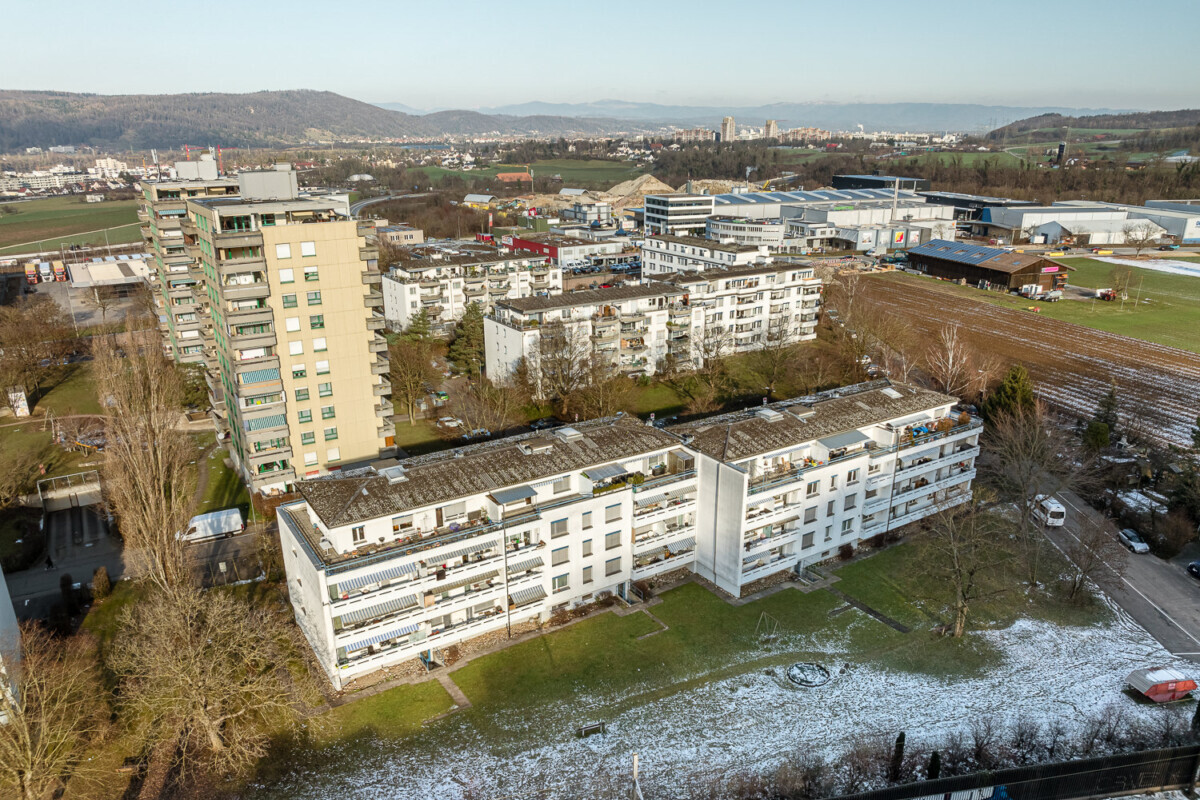 Drohnenaufnahme MFZ Pratteln