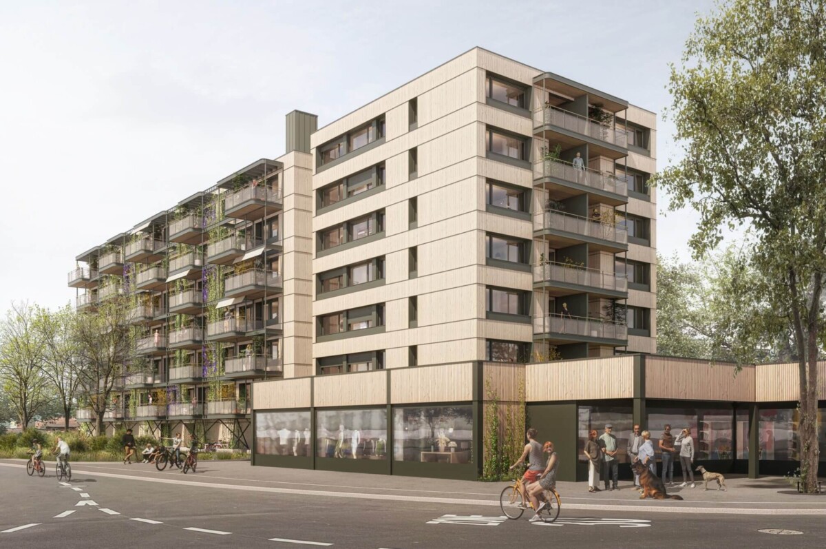 Rendering Gesamtsanierung Wohlen